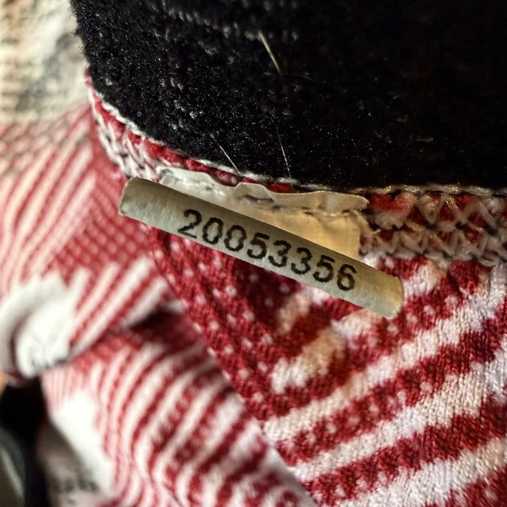 Go Buck Naked Mens Boxer Briefs Red White Gingham‎ Ant Print Size Medium